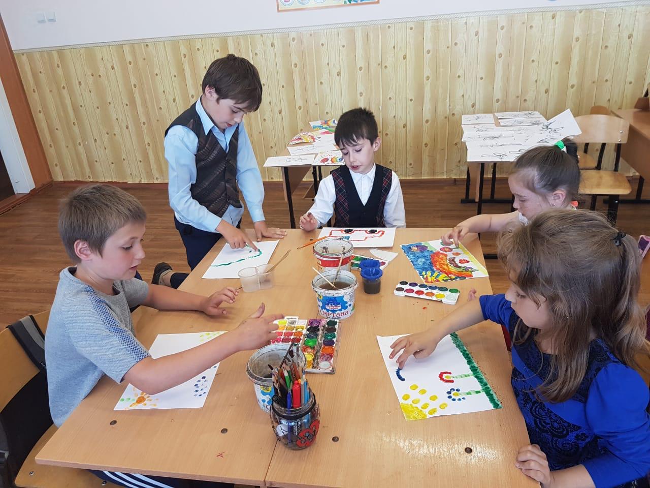 Занятия с детьми в школах по программе Арт-терапия - Ново-Кувинск