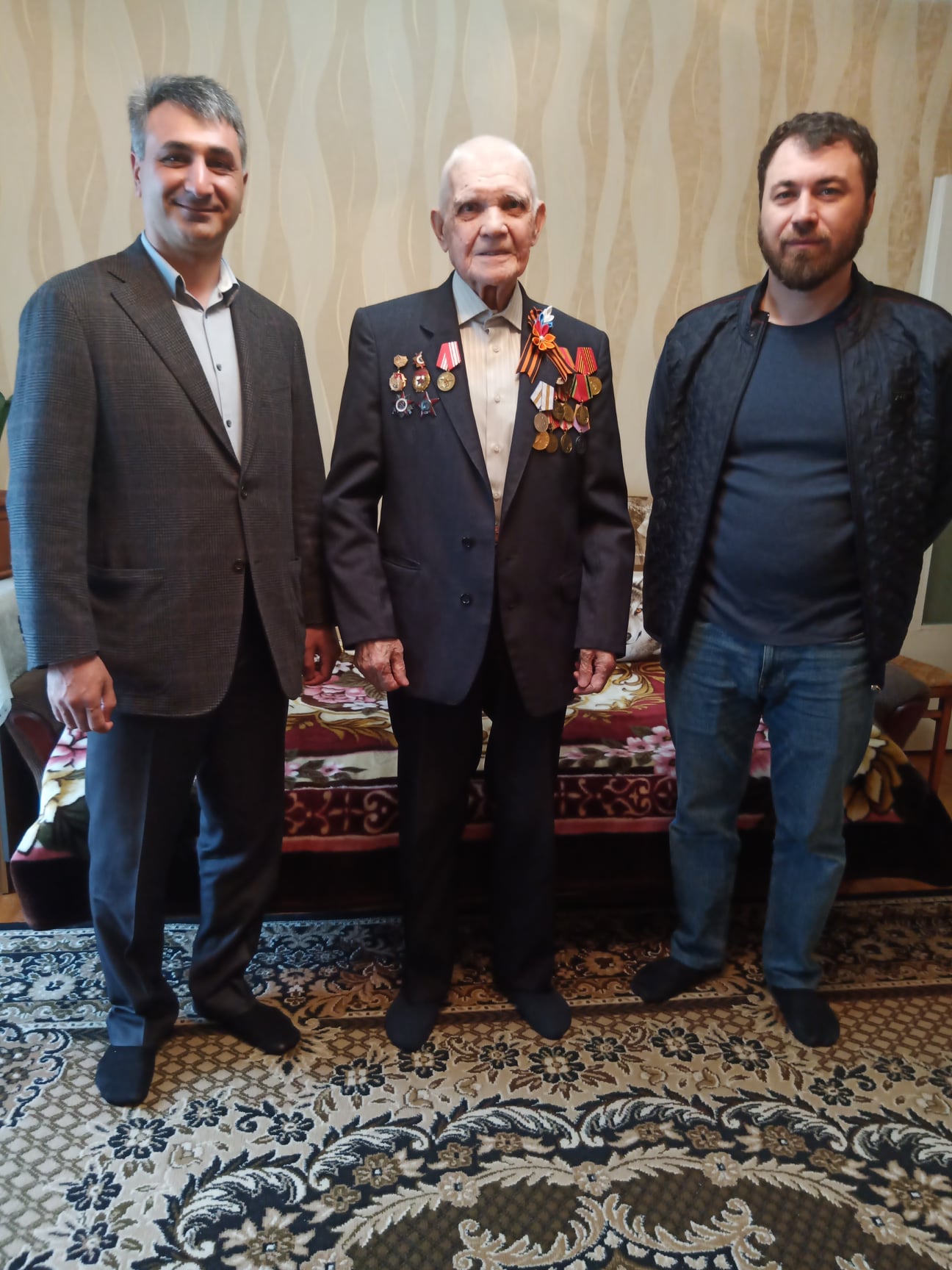 Мусса Экзеков поздравил ветеранов Великой Отечественной войны