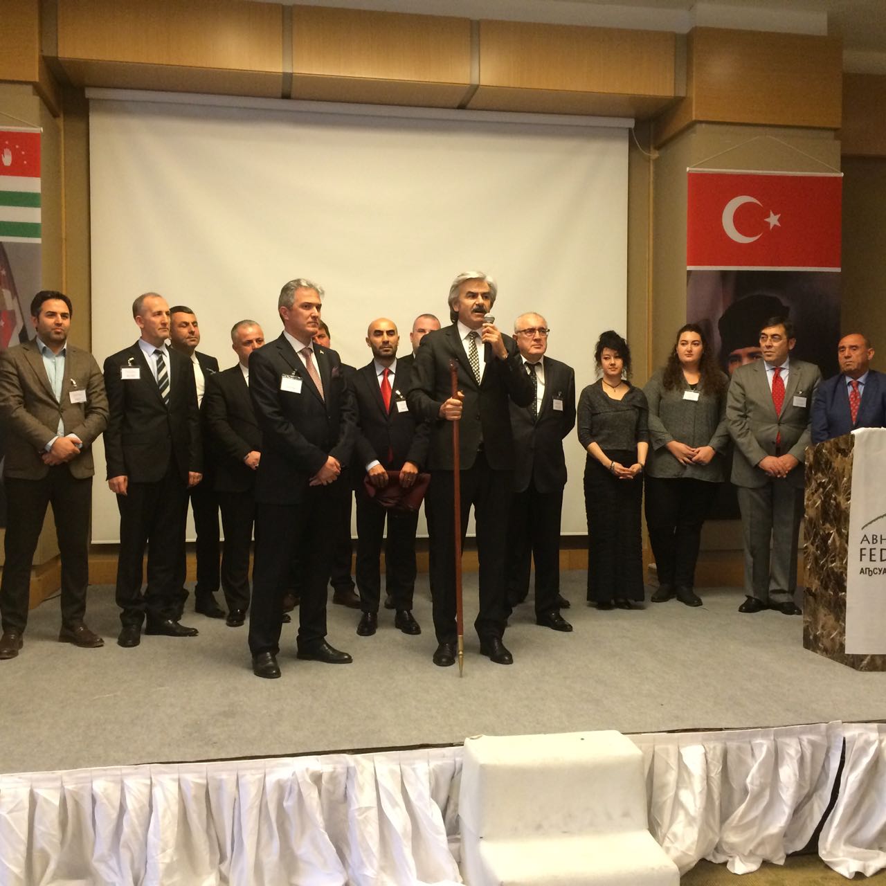Атанур Акусба возглавил Федерацию Абхазских Культурных Центров Турции