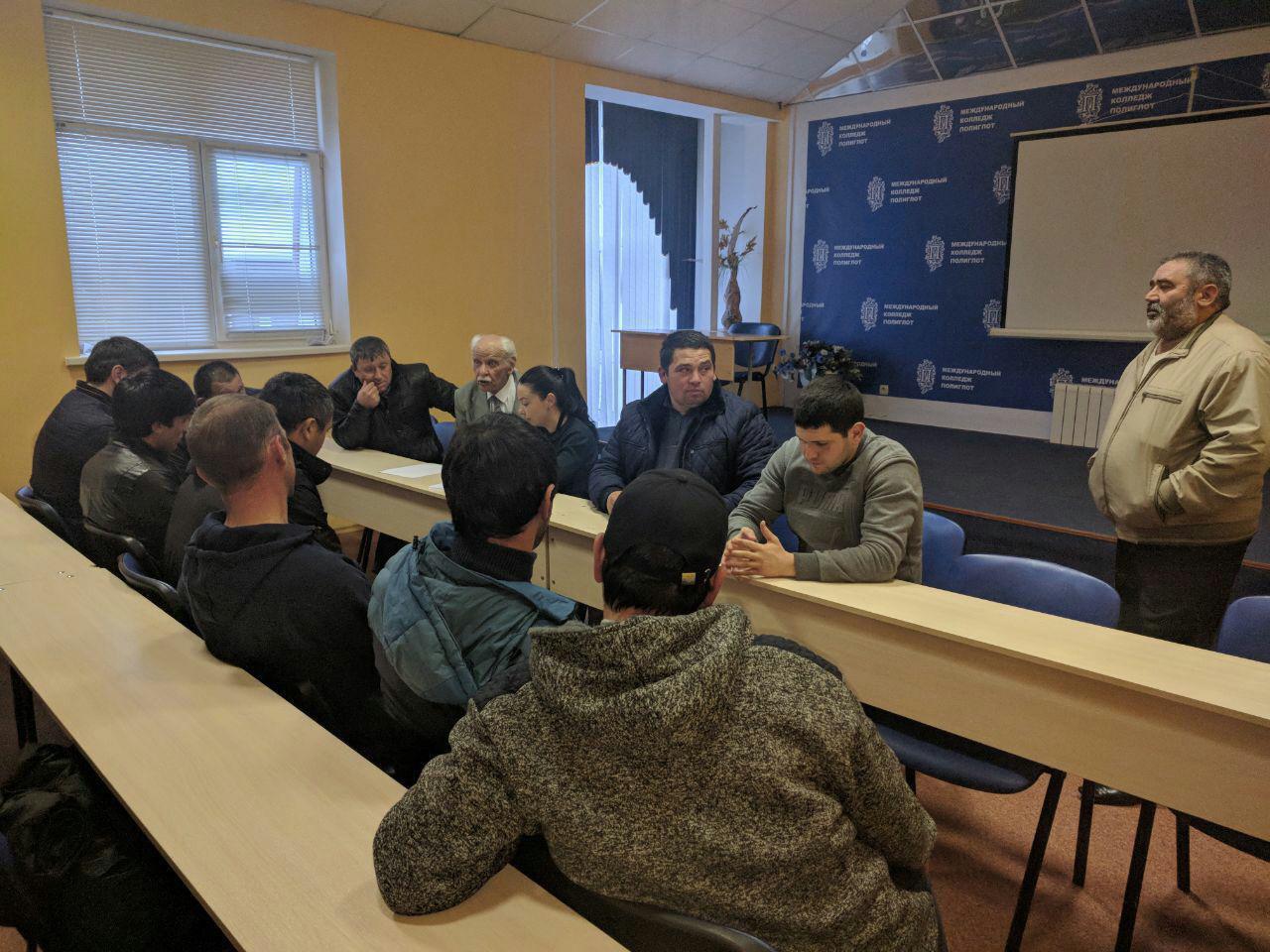 Встреча с жителями Койдана